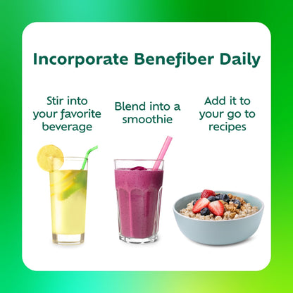 Benefiber Prebiotic GLP-1 Friendly Fiber + Superfruits Dietary Supplement, Strawberry Dragon Fruit Flavor, 8.8 oz (250g) - Maple Wellness Supplements