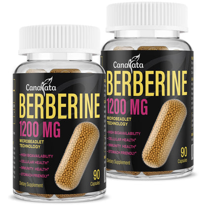 Berberine Supplement 1200mg Berberine HCL - High Bioavailability Microbeadlet - Maple Wellness Supplements