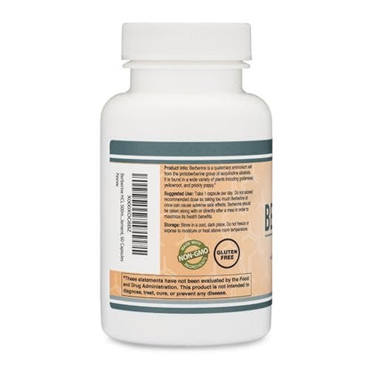 Berberine Supplement 500mg, 60 Capsules (Third Party Tested, Manufactured in The USA - Maple Wellness Supplements