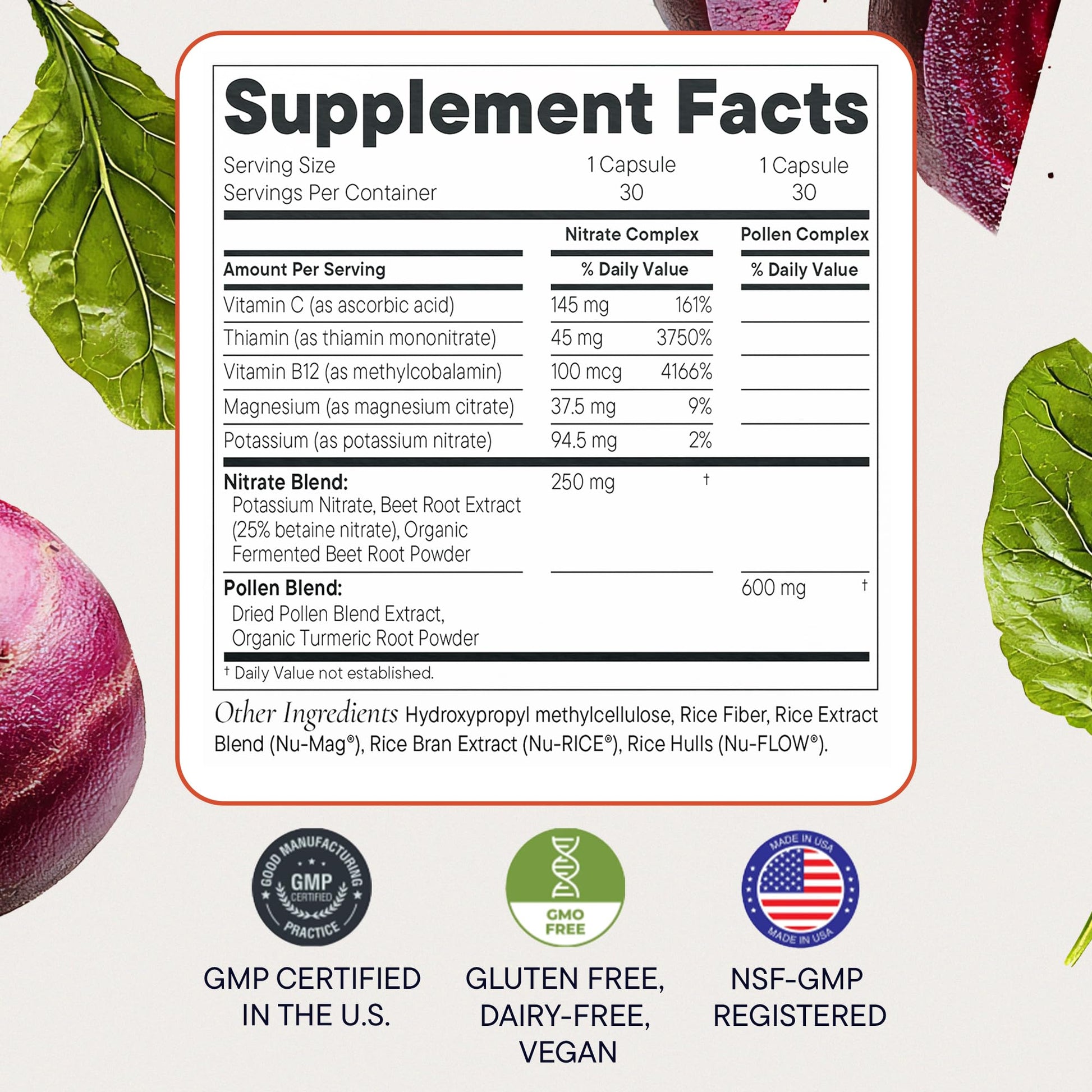 Berkeley Life Menopause and Heart Health Support Supplements - Hormone-Free Dual-Action Nitric Oxide Supplement for Menopause Symptom Relief & Healthy Blood Flow Support for Women - 60 Capsules - Maple Wellness Supplements