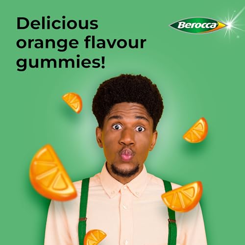 Berocca Immuno Gummy Vitamins, Orange Flavour, Bursting with Immune System - Maple Wellness Supplements