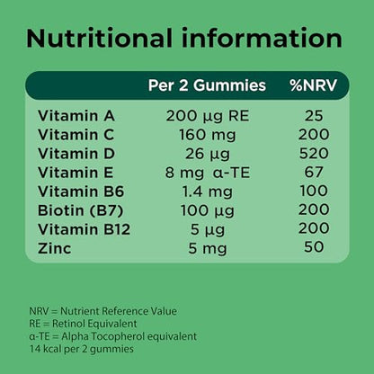 Berocca Immuno Gummy Vitamins, Orange Flavour, Bursting with Immune System - Maple Wellness Supplements
