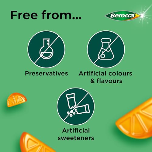 Berocca Immuno Gummy Vitamins, Orange Flavour, Bursting with Immune System - Maple Wellness Supplements