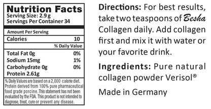 BESHA INC Verisol Collagen Bioactive Peptides (Natural Collagen Powder) Made in Germany - Maple Wellness Supplements