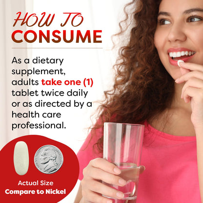 Best Naturals L-Arginine L-Citruline Complex Tablets, 250 Count - Maple Wellness Supplements