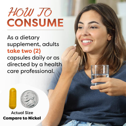 Best Naturals Turmeric Curcumin 1500mg/Serving with Bioperine - 180 Veggie Capsules - Maple Wellness Supplements