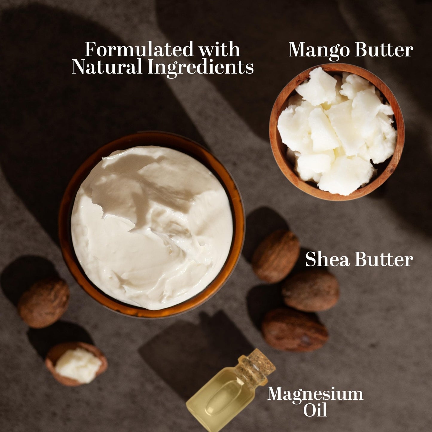 Better Shea Butter Magnesium Cream for Leg Cramps | Relieves Muscle Tension | Night Lotion Safe for Pregnancy, Kids and Babies | Organic and Natural Ingredients | Vegan, Made in USA | (Unscented) - Maple Wellness Supplements