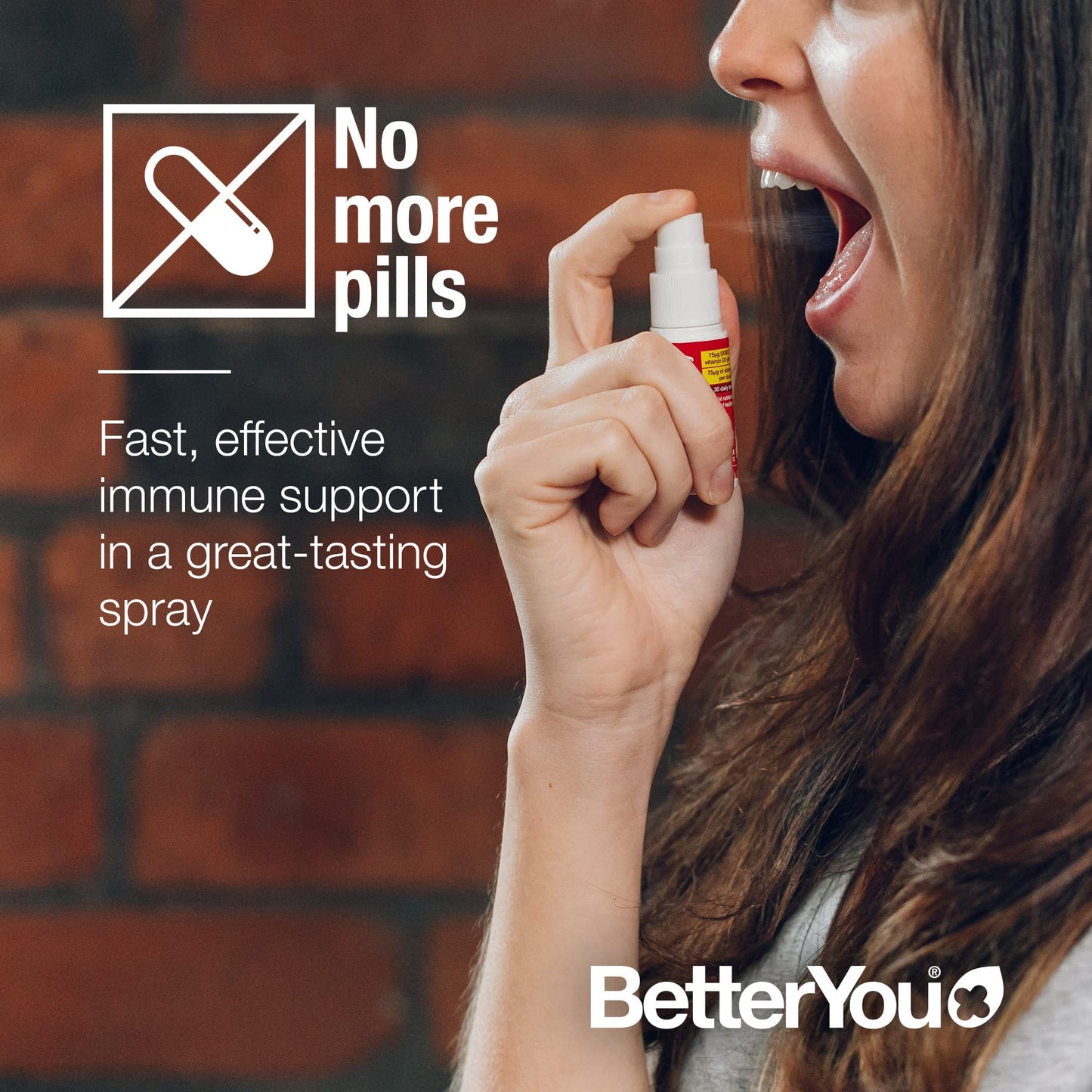 BetterYou D3000 + Vitamin D + K2 Spray 12ml - Maple Wellness Supplements