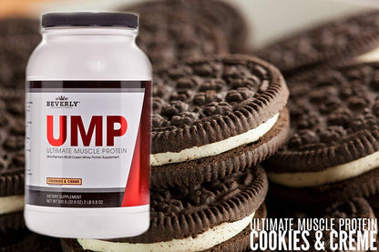 Beverly International UMP Protein Powder, Cookies & Cream. Unique Whey-Casein Ratio Builds Lean Muscle. Easy to Digest. No Bloat. (32.8 oz) 2lb .8 oz - Maple Wellness Supplements