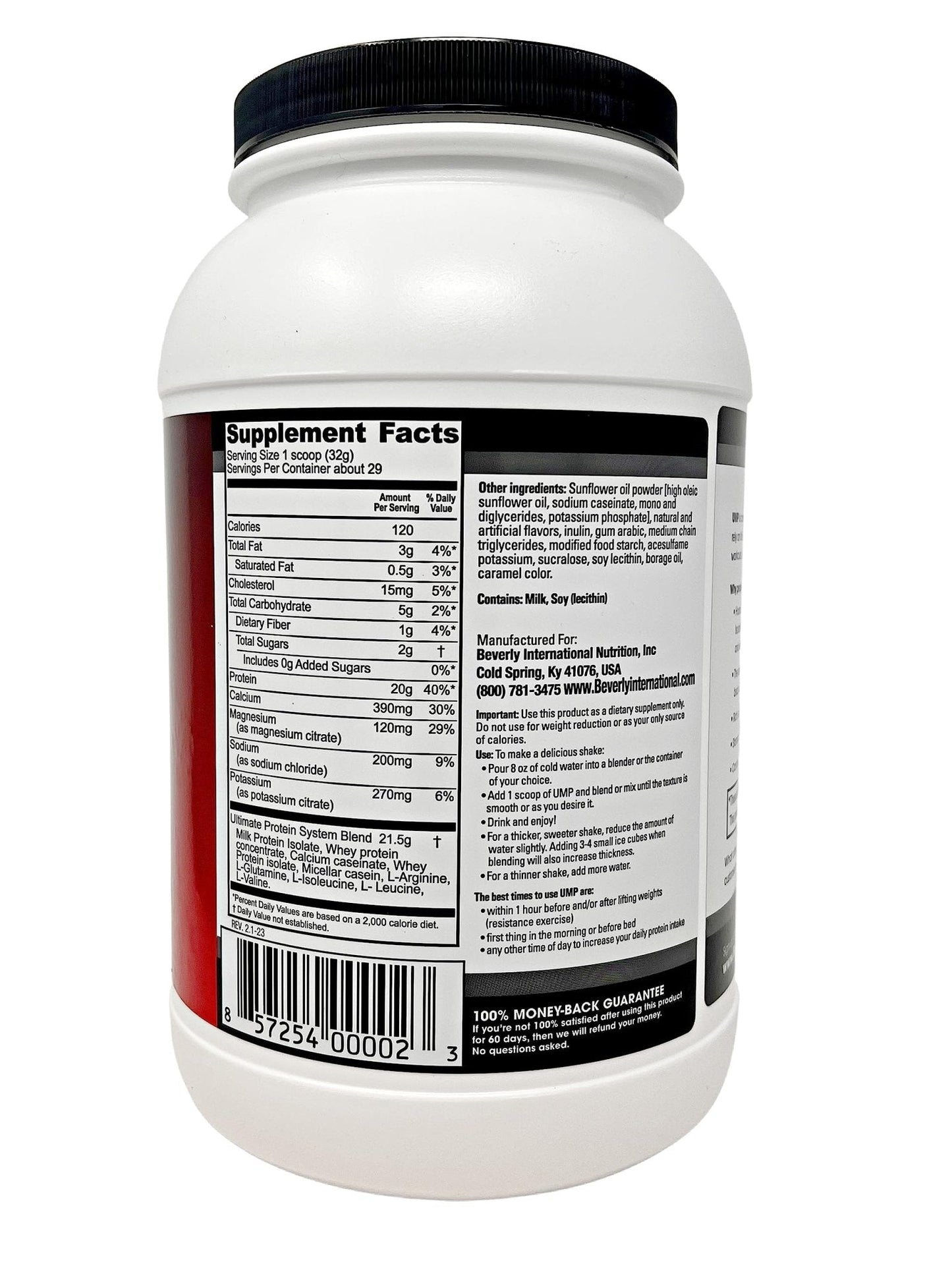 Beverly International UMP Protein Powder, Graham Cracker. Unique Whey-Casein Ratio - Maple Wellness Supplements