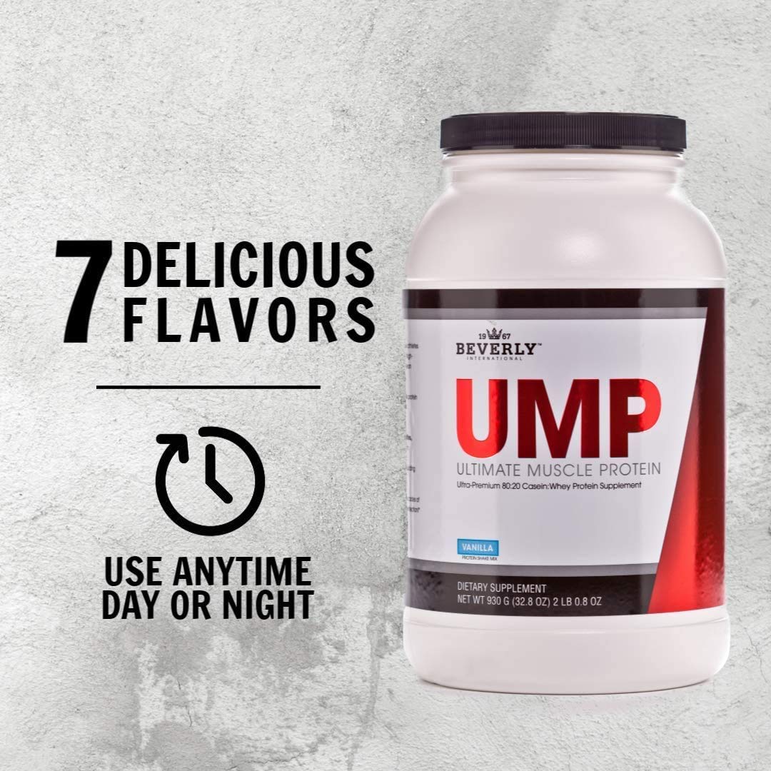 Beverly International UMP Protein Powder, Strawberry. Unique Whey-Casein Ratio - Maple Wellness Supplements