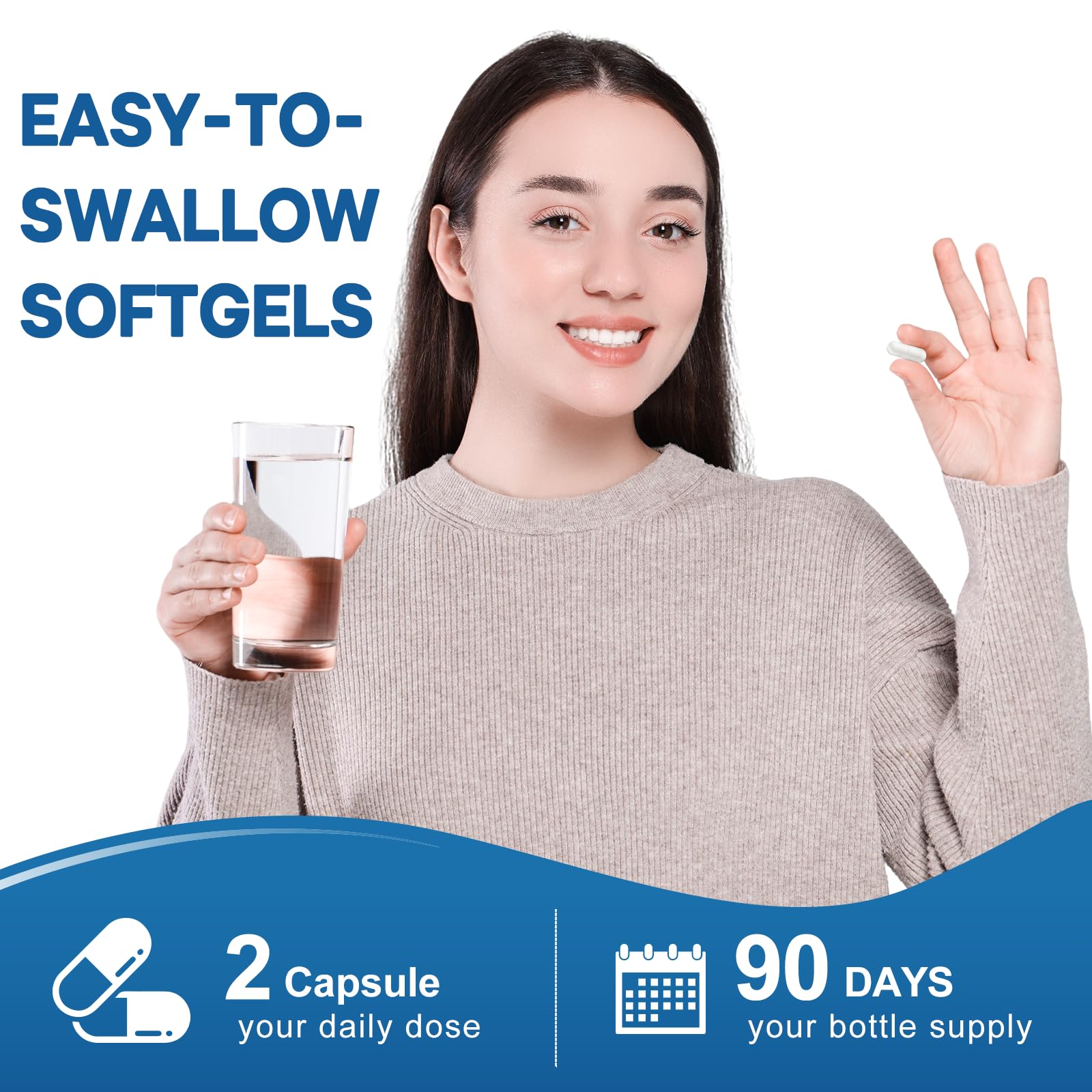 BEWORD Liposomal NAD 2000 Mg, 180 Capsules, 4-in-1 Formula with Liposomal NAD, Trans-Resveratrol, Non-GMO | Energy Support - Maple Wellness Supplements