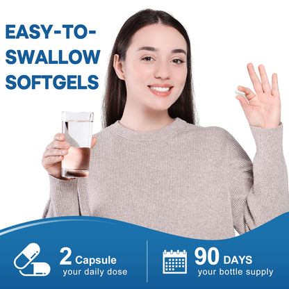 BEWORD Liposomal NAD 2000 Mg, 180 Capsules, 4-in-1 Formula with Liposomal NAD, Trans-Resveratrol, Non-GMO | Energy Support - Maple Wellness Supplements