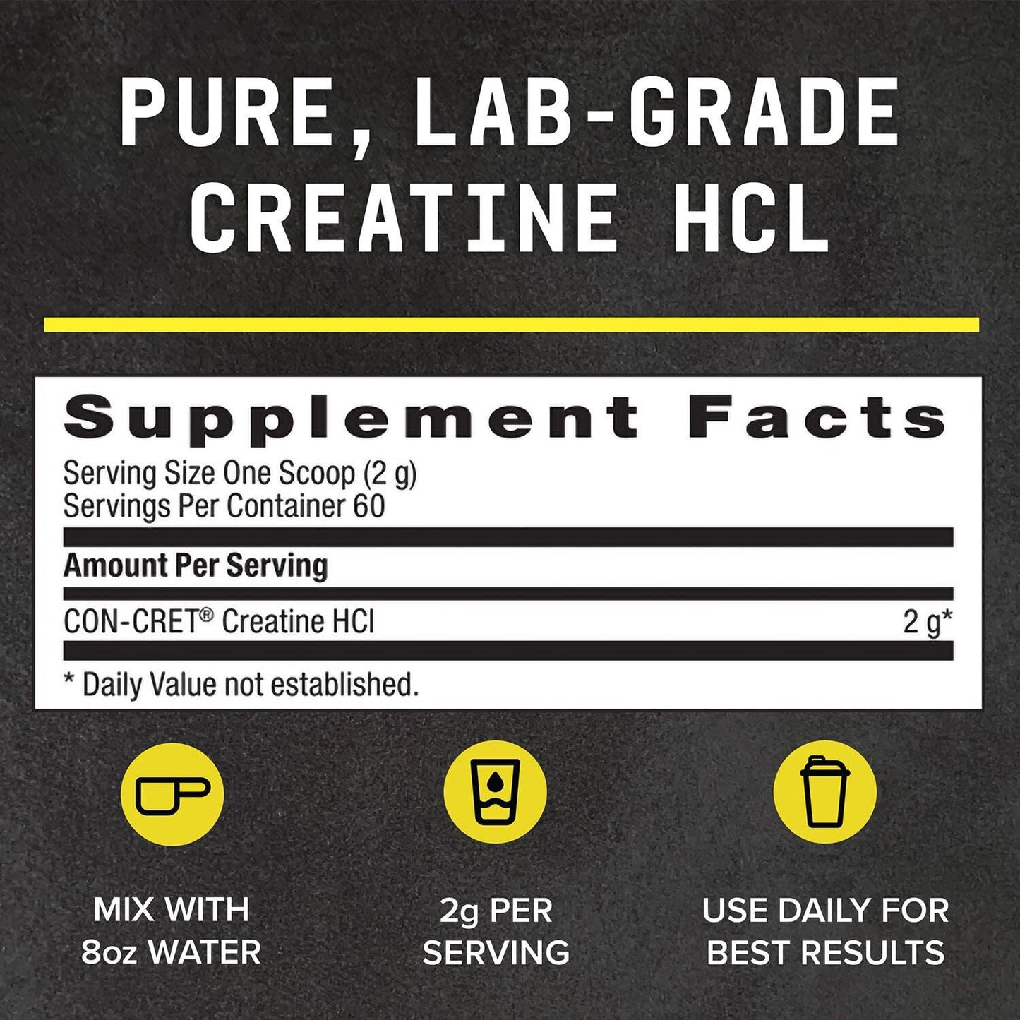 BEYOND RAW Creatine HCl Powder, Science Backed, Lab Grade, Creatine for Women & Men, Muscle Strength, Energy Production, Athletic Performance, Cognitive Support, - Maple Wellness Supplements