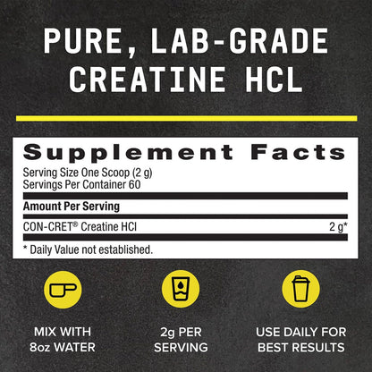 BEYOND RAW Creatine HCl Powder, Science Backed, Lab Grade, Creatine for Women & Men, Muscle Strength, Energy Production, Athletic Performance, Cognitive Support, - Maple Wellness Supplements