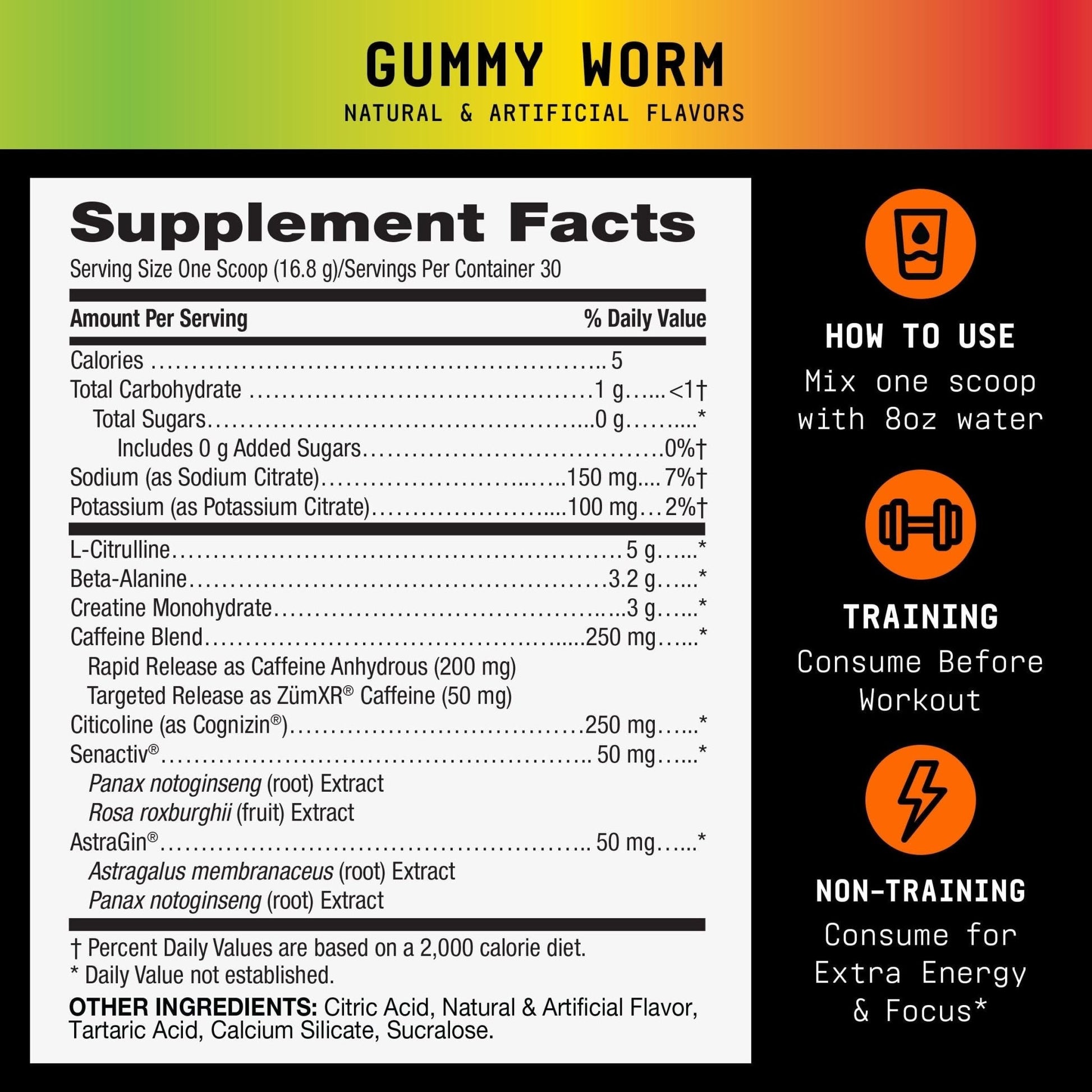 BEYOND RAW LIT V2 Clinical Strength Pre Workout Powder, Hits Harder, Bigger Pumps, Caffeine, L-Citrulline, Creatine, Gummy Worm, 30 Servings - Maple Wellness Supplements