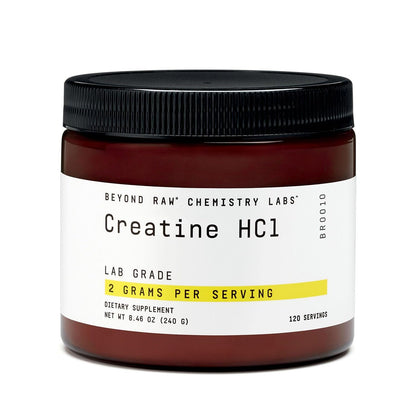 BEYOND RAW Science-Backed Creatine HCl Powder, Lab Grade, for Muscle Strength and Growth, Energy Production, Athletic Performance, Cognitive Support, - Maple Wellness Supplements