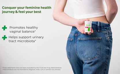 Bio-K+ Probiotic for Women support for Vaginal & Urinary Tract Health, Probiotic Supplement with 2 Billion CFU 2 Strains, Vegan, Shelf-Stable – 30 Capsules - Maple Wellness Supplements