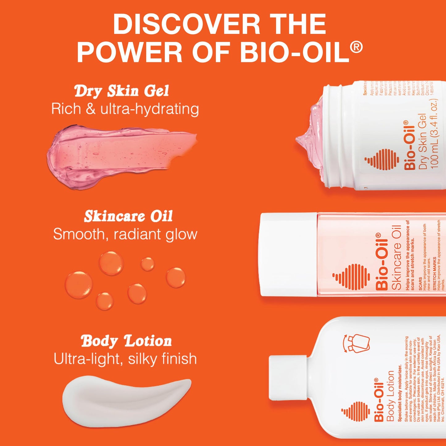Bio-Oil Moisturizing Body Lotion for Dry Skin, Ultra-Lightweight High-Oil Hydration, with Jojoba Oil, Rosehip Oil - Maple Wellness Supplements