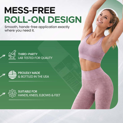 BIO-RELIEF Fast-Acting Hemp Pain Relief Roll On - Highly Effective, Cool & Topical Pain Relief Extra Strength for Arthritis, Muscle, Joint & Back – Easy Roll On Maximum Strength - Maple Wellness Supplements