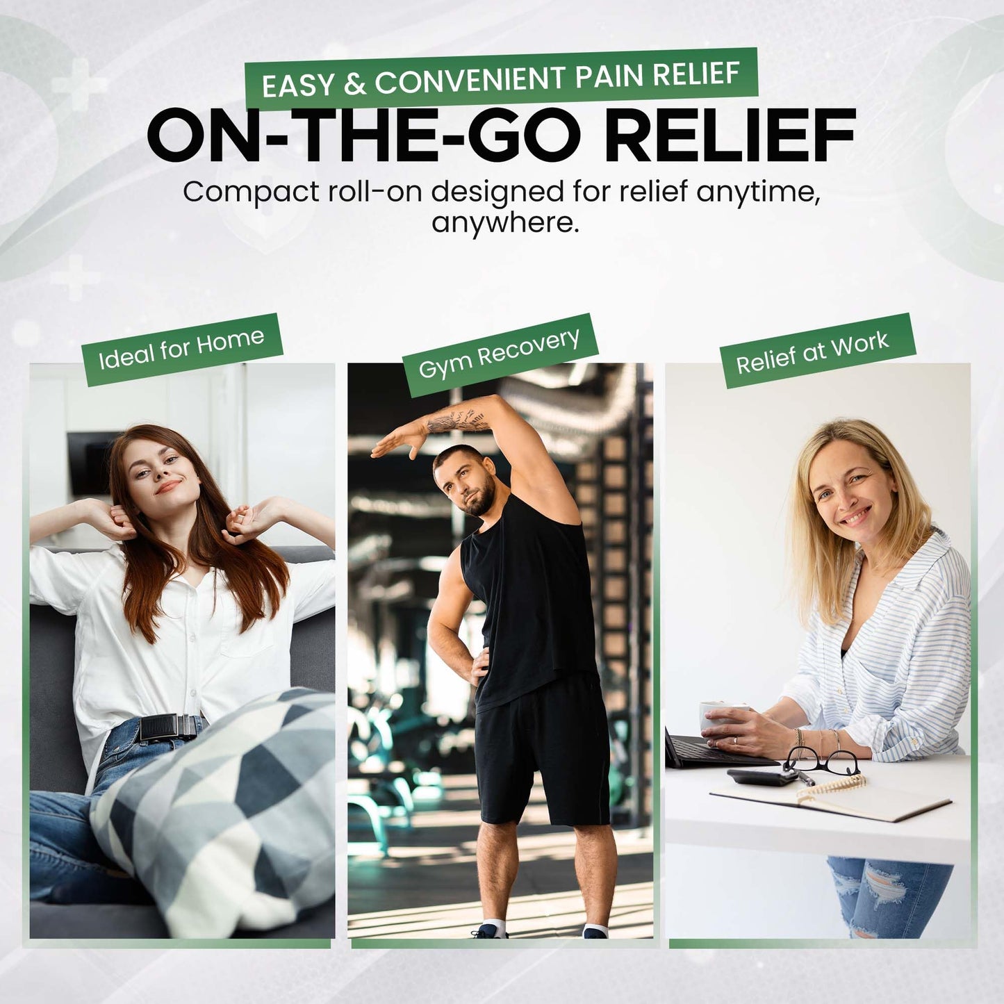 BIO-RELIEF Fast-Acting Hemp Pain Relief Roll On - Highly Effective, Cool & Topical Pain Relief Extra Strength for Arthritis, Muscle, Joint & Back – Easy Roll On Maximum Strength - Maple Wellness Supplements