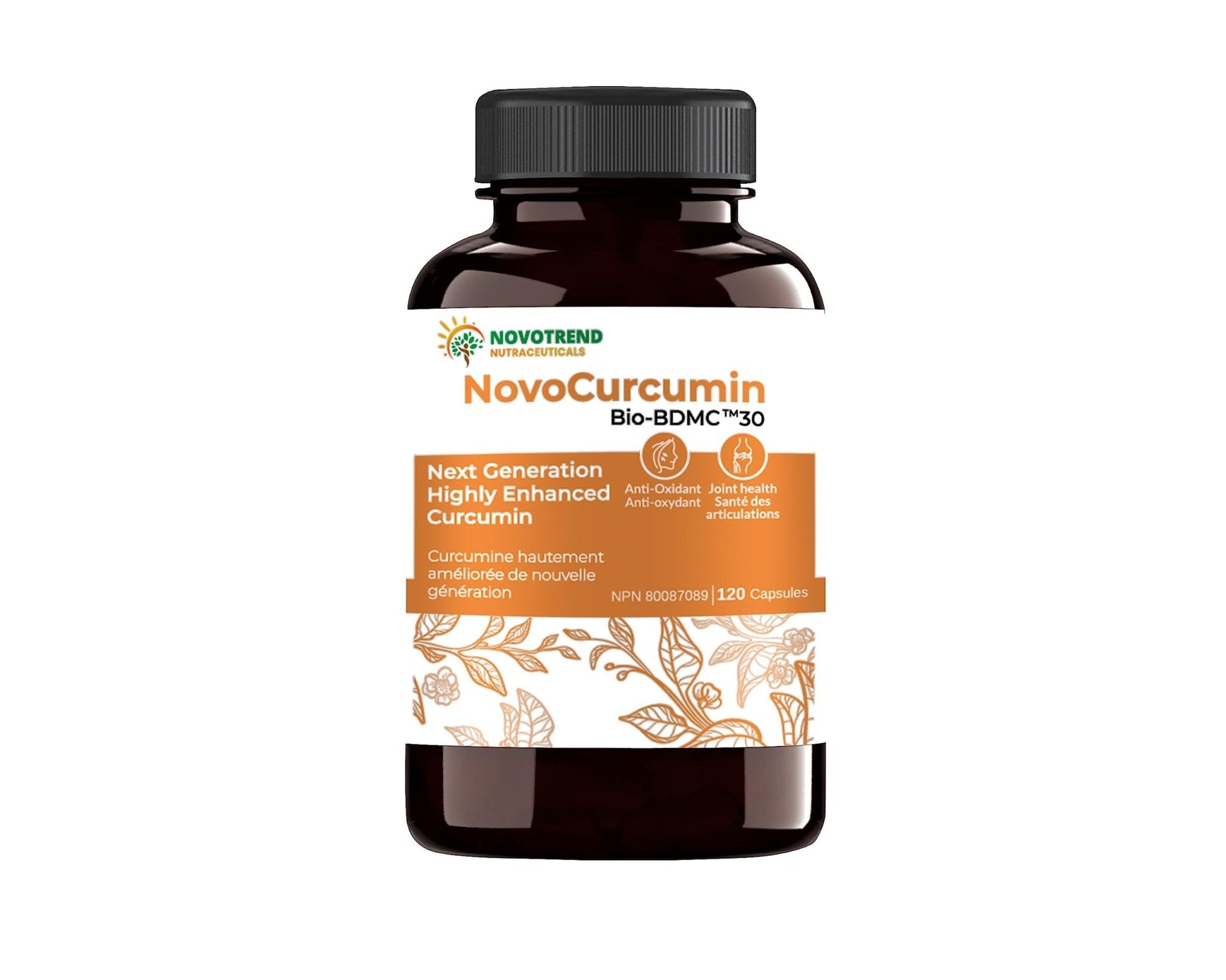 BIOBDMC NovoCurcumin-Next Generation Highly Enhanced Curcumin- 120 Capsules - Maple Wellness Supplements