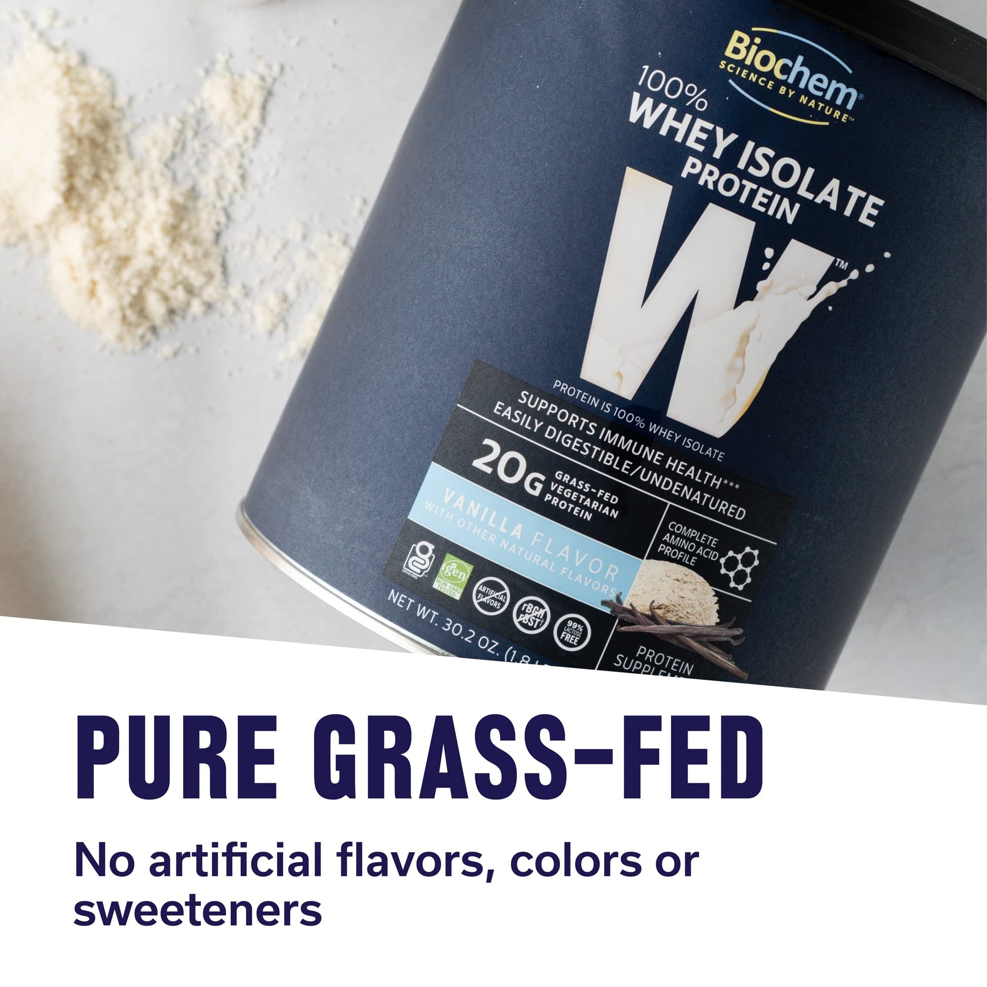 Biochem, Whey Protein Powder, 20g of Protein to Support Muscles and Intense Workouts - Maple Wellness Supplements