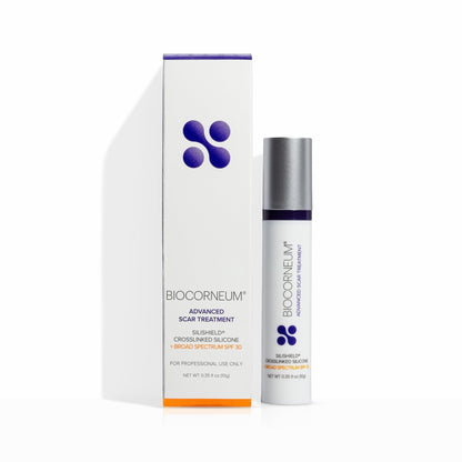 Biocorneum Advanced Scar Treatment with Silishield® & SPF 30 10g – Medical Grade Silicone Gel to Support Healing of Surgical Scars and Marks - Maple Wellness Supplements