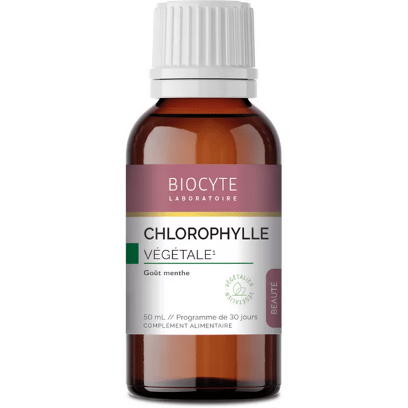 Biocyte Chlorophyle végétale liquid 50 ml - Maple Wellness Supplements