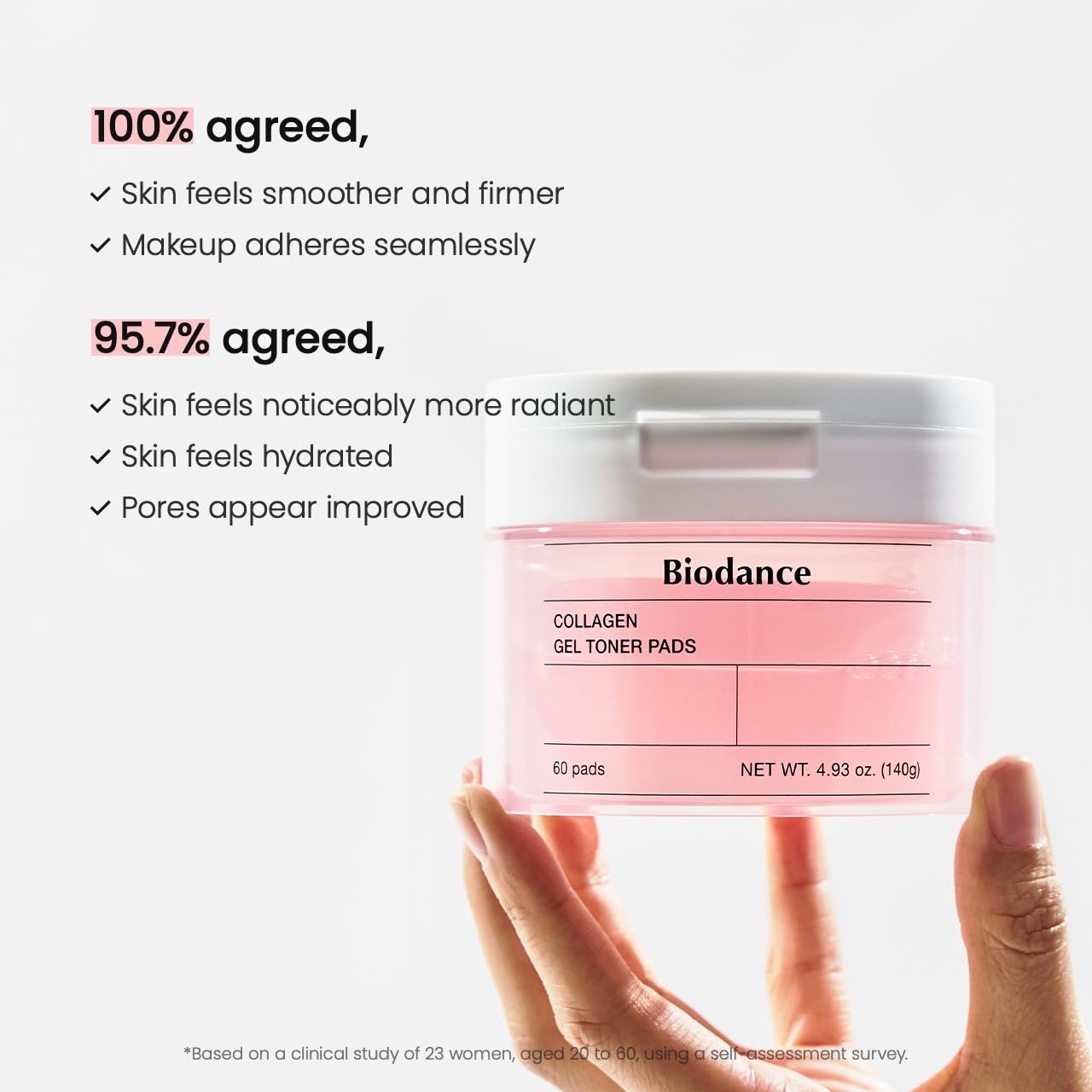 Biodance Collagen Gel Toner Pads, Pore Minimizer for Face, Improving Elasticity, Plumping Toner Pads for Sensitive Skin - Maple Wellness Supplements