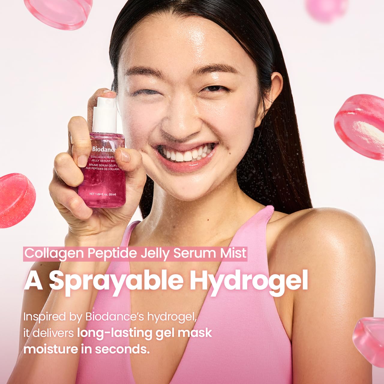 BIODANCE Collagen Peptides Jelly Serum Mist, Hydrating Face Mist, Plumping, Anti-Aging - Maple Wellness Supplements