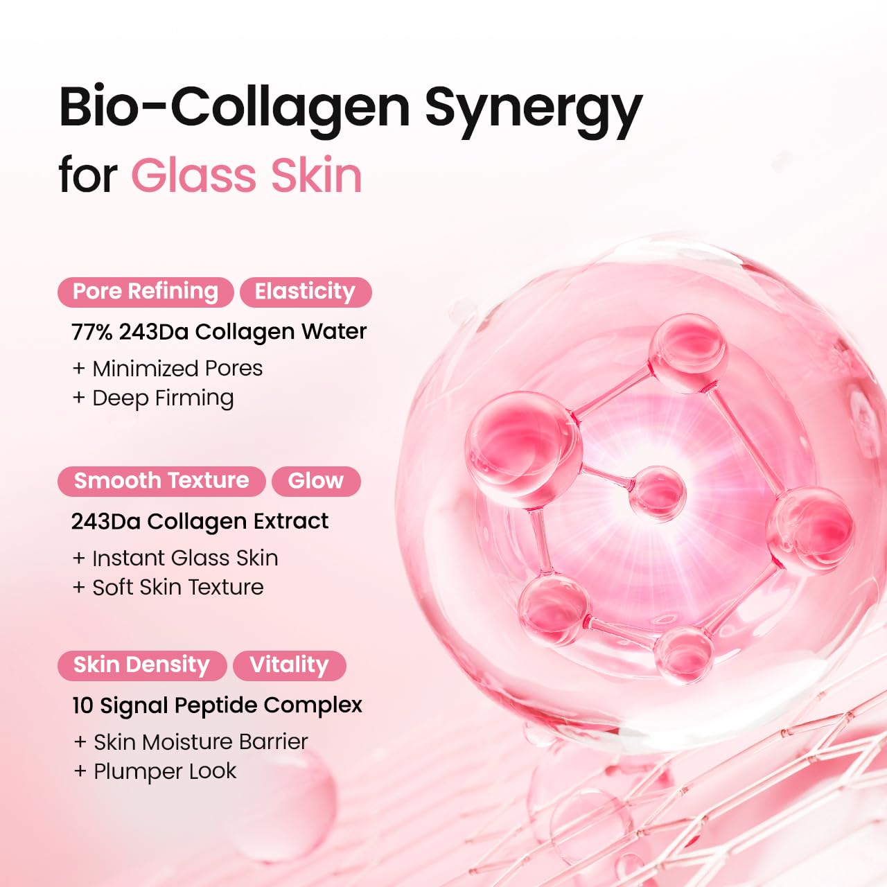 BIODANCE Collagen Peptides Jelly Serum Mist, Hydrating Face Mist, Plumping, Anti-Aging - Maple Wellness Supplements