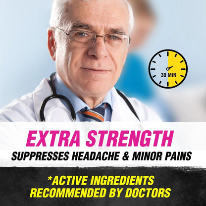 BioElectro Extra Strength Pain & Headache Relief Tablets, 24 Count - Maple Wellness Supplements
