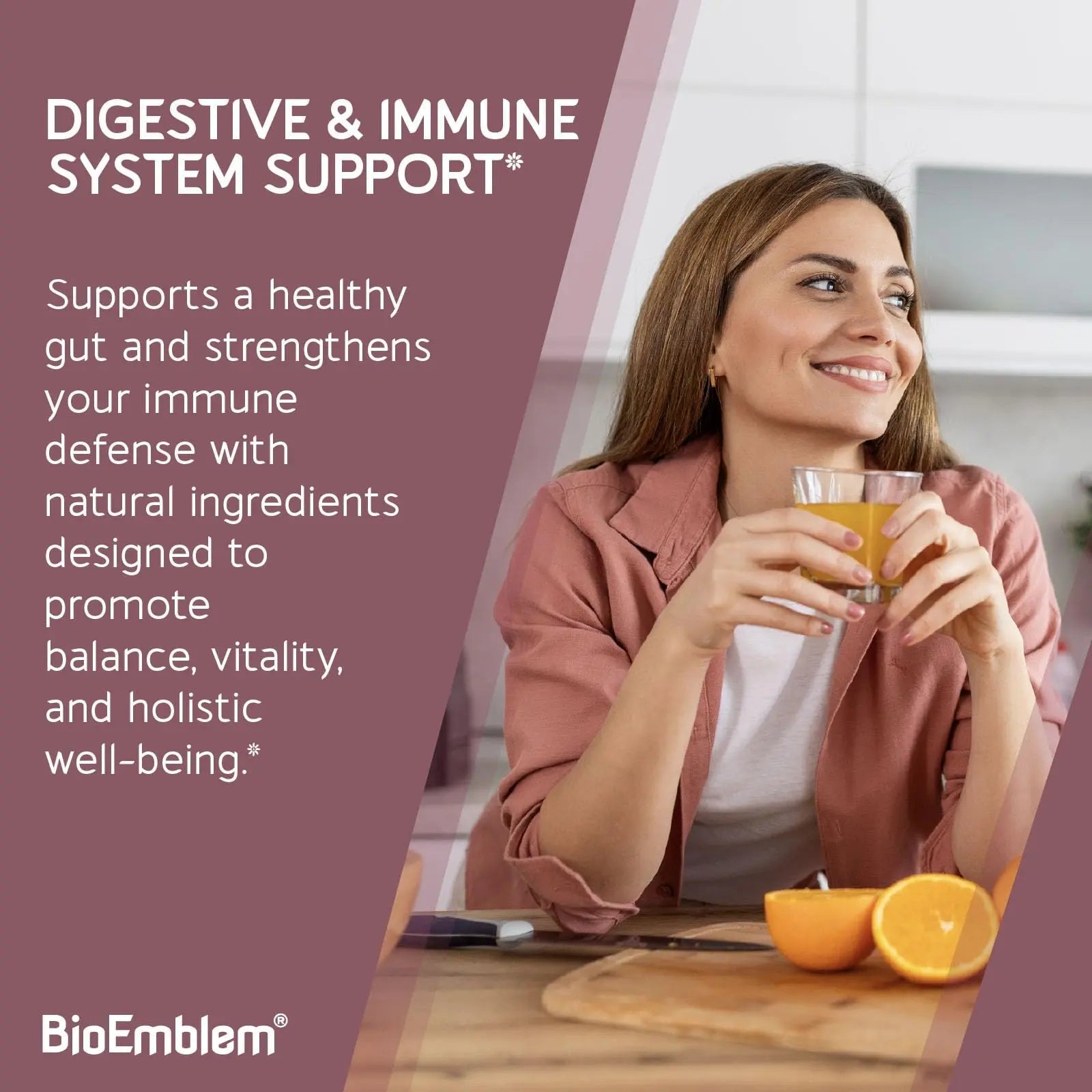 BioEmblem Probiotics for Women & Men – 55 Billion CFU | 11 Strains with Prebiotics & Postbiotics | Jerusalem Artichoke & Inulin | Digestive & Immune Support, Nutrient Absorption | Non-GMO,45 Capsules - Maple Wellness Supplements