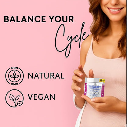BioEssentials FemBalance® – Women’s Hormone Balance Supplement for PMS Support & Menstrual Cramp Relief - Ashwagandha, Magnesium & Chamomile for Hormonal Balance, Mood & Energy – 90 Vegan Capsules - Maple Wellness Supplements
