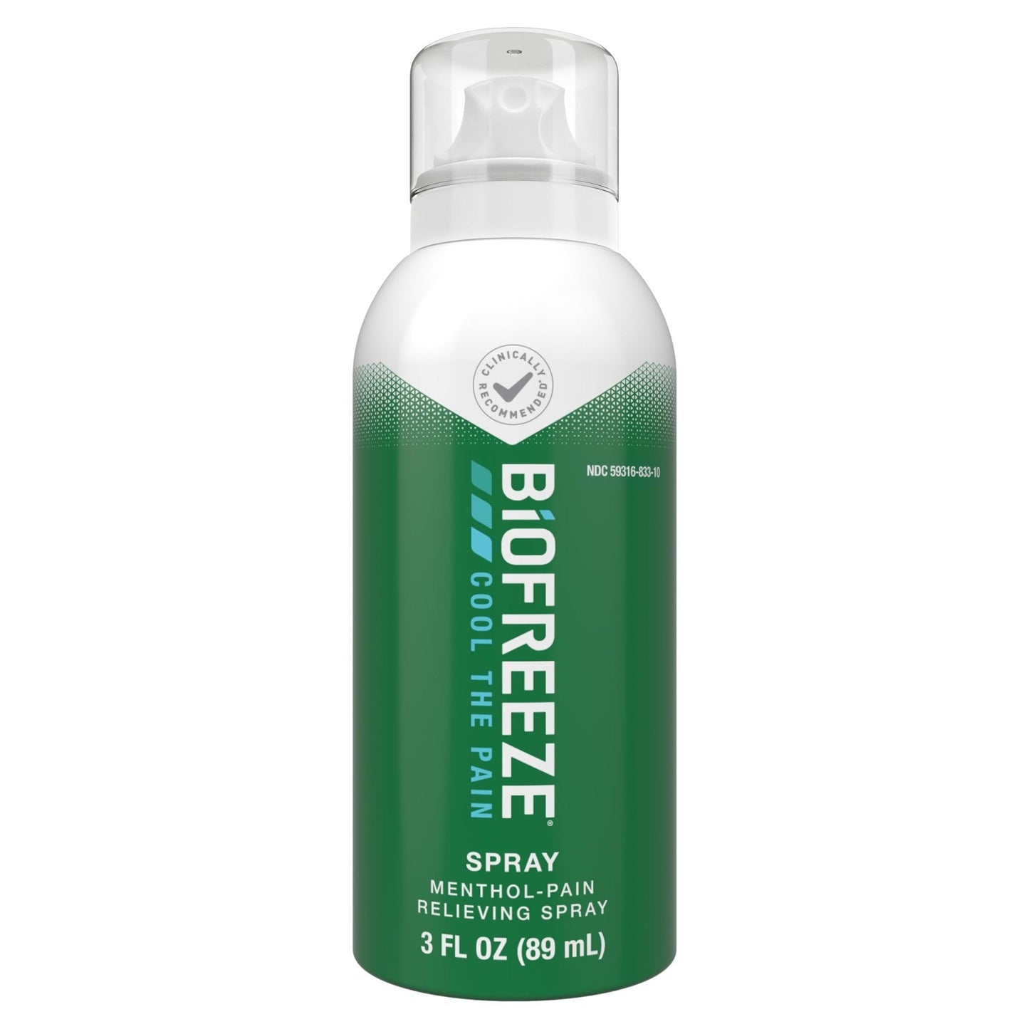 Biofreeze Menthol Pain Relieving Spray 3 FL OZ Colorless Aerosol Spray for Pain Relief Associated with Sore Muscles, Arthritis, Simple Backaches, and Joint Pain (Packaging May Vary) - Maple Wellness Supplements