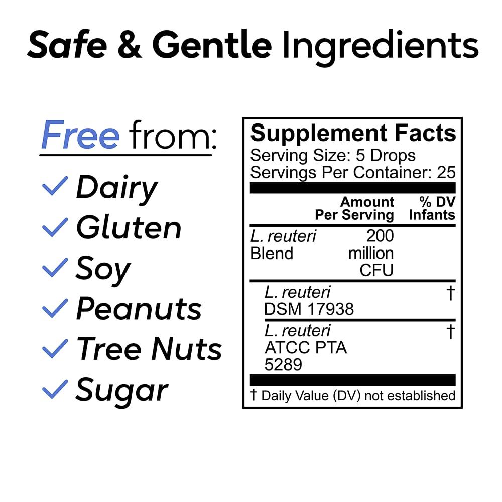 BioGaia Nurture & Grow for Toddlers | Ages 1+ | Liquid Probiotic | Allergen-Free | Triple-Benefit Probiotic for Kids | Digestive Health - Maple Wellness Supplements