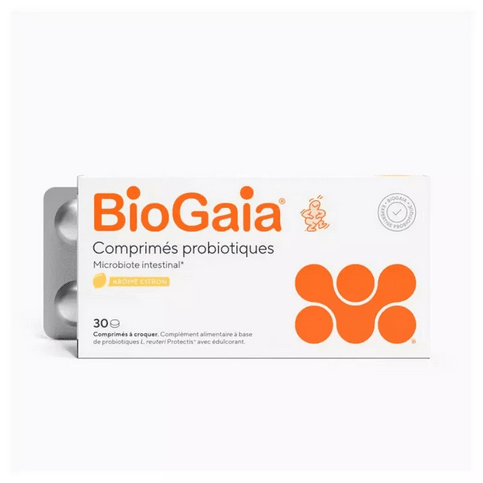 BioGaia probiotic chewable tablets - Lemon flavor - Maple Wellness Supplements