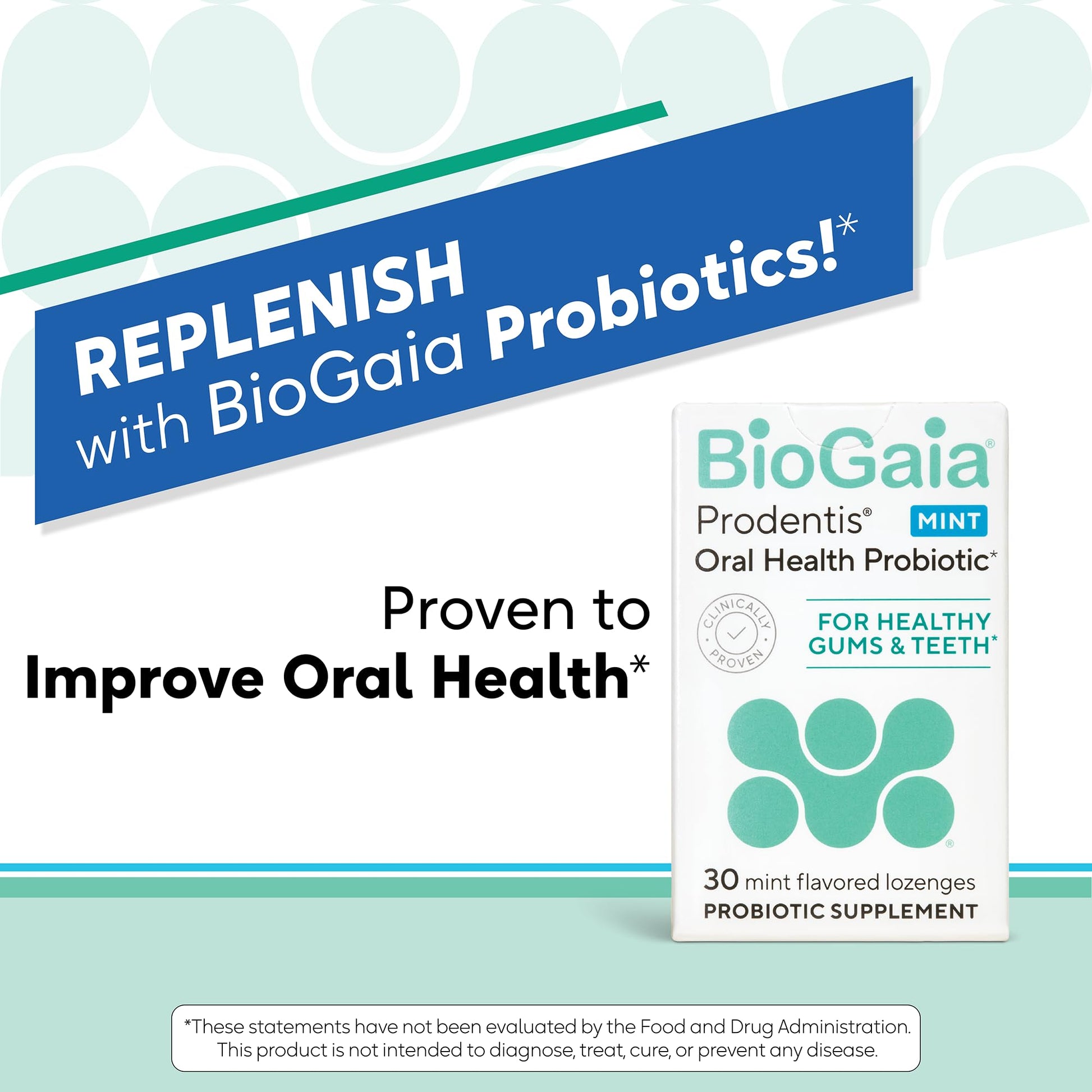 BioGaia Prodentis | Oral Probiotics | Promotes Healthy Gums & Teeth | Defends Against Bad Breath & Dental Problems | Improves Oral Health - Maple Wellness Supplements