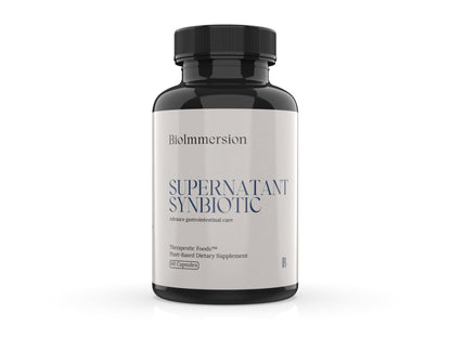 BioImmersion Supernatant Synbiotic - Prebiotic Probiotic Postbiotic - Eases Digestive Discomfort, Gut Imbalance & Yeast Overgrowth - Immune & Microbiome Support - Maple Wellness Supplements