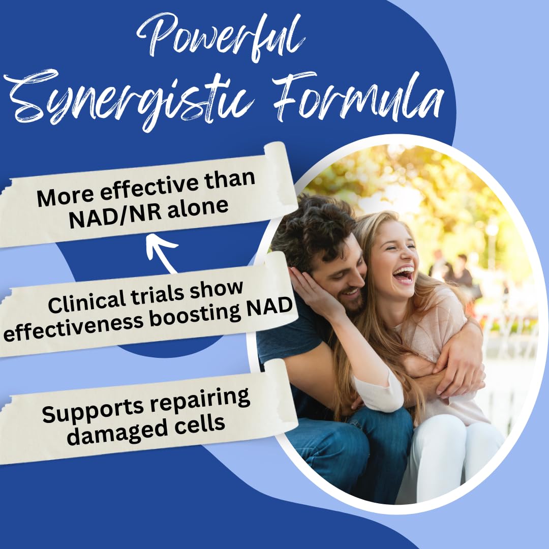 BioImmune NAD+ Supplement. Exclusive Formula w/Patent Pending RiboYOUNG™. Nicotinamide Riboside, Quercetin, Resveratrol, Betaine NRF2 Activator. Anti Aging True NAD Supplement - Maple Wellness Supplements
