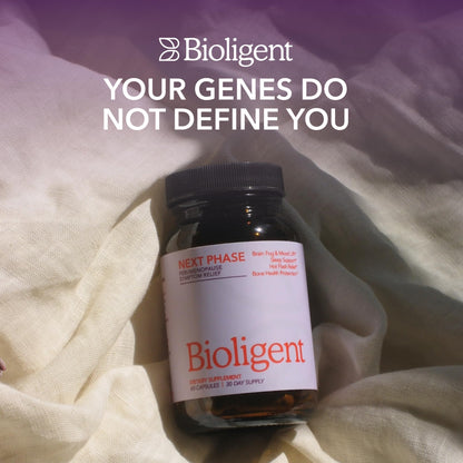 Bioligent Menopause Support Supplement for Women, Hot Flash, Sleep, Mood & Focus Support, Hormone-Free with Maca, Ginseng, Chamomile & Saffron, Non-GMO, 60 Capsules, 30 Day Supply - Maple Wellness Supplements