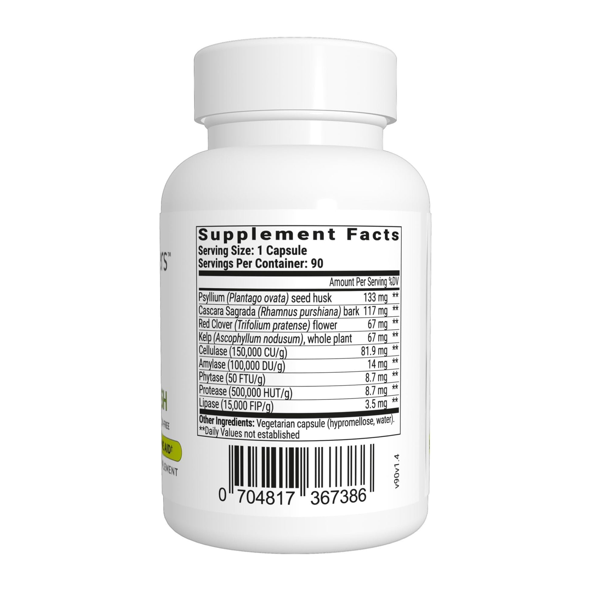 BIOptimizers Herbal Power Flush - Extra Strength Digestive Cleanse - Eliminate Toxins Improve Bowel Digestion - Maple Wellness Supplements