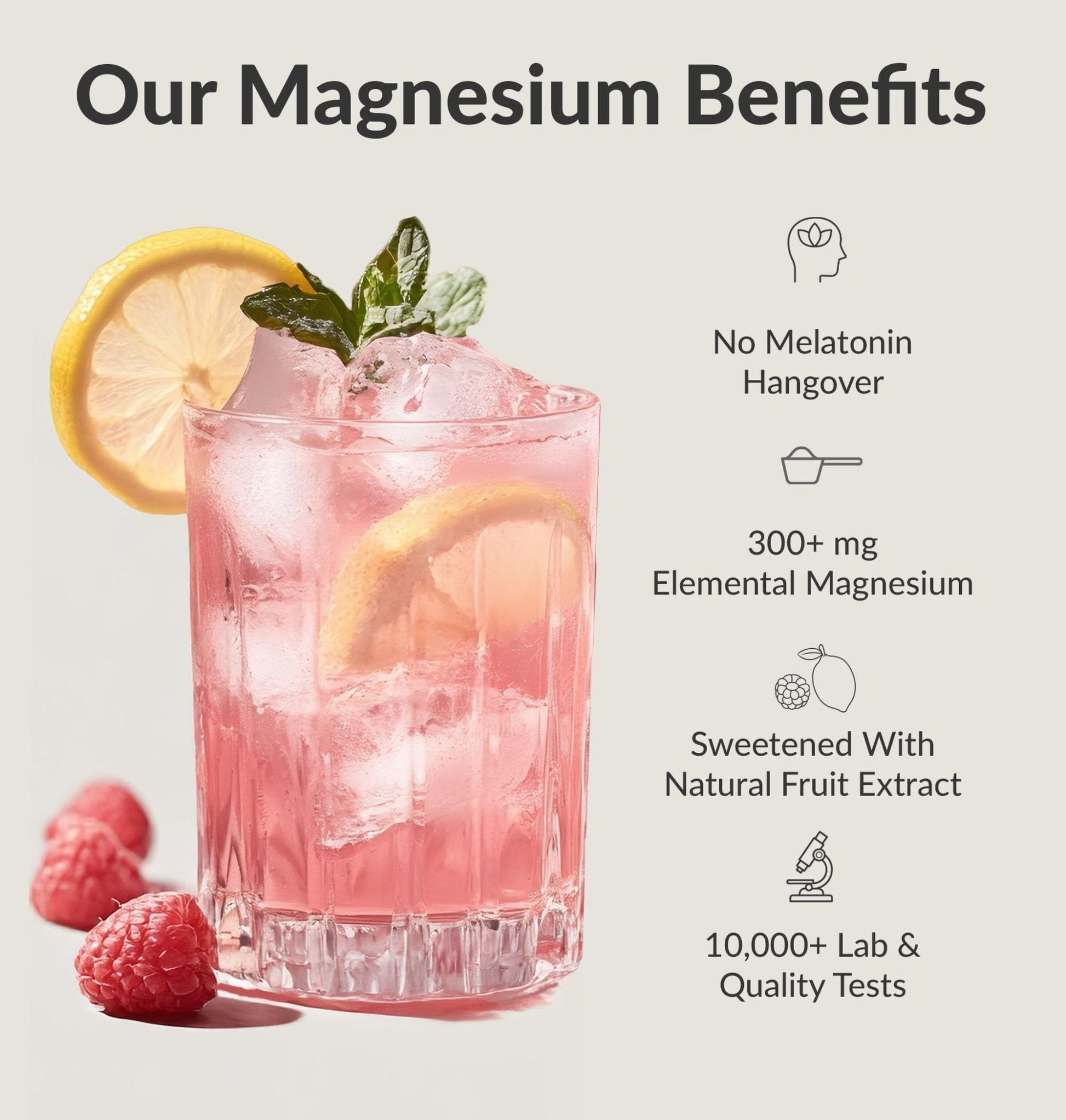 BIOptimizers Magnesium Breakthrough Drink - 8 Forms of Magnesium, Electrolytes, Sleep Health, Stress, Muscle Recovery, Heart Support | Glycinate, - Maple Wellness Supplements