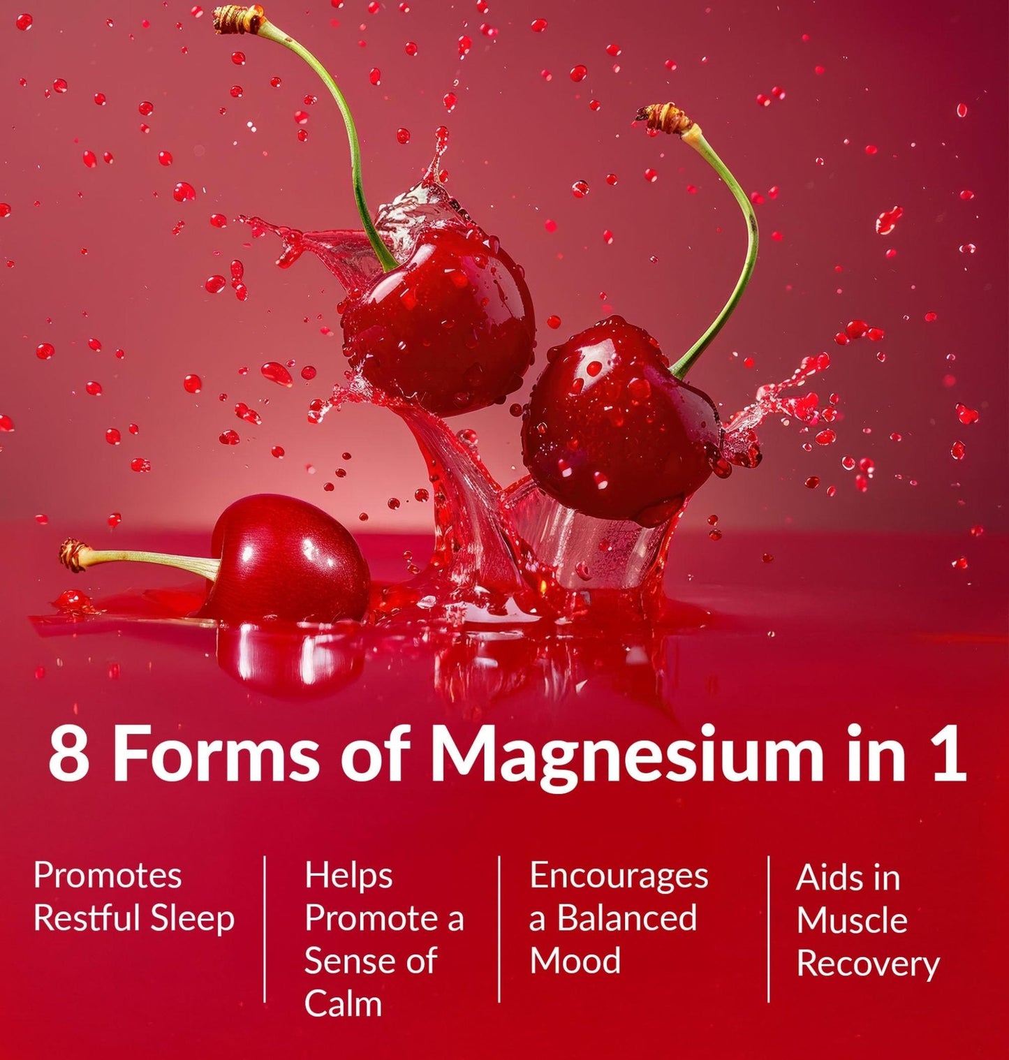 BIOptimizers Magnesium Breakthrough Drink - 8 Forms of Magnesium, Electrolytes, Sleep Health, Stress, Muscle Recovery, Heart Support | Glycinate, Citrate, Malate- Tart Cherry - Maple Wellness Supplements