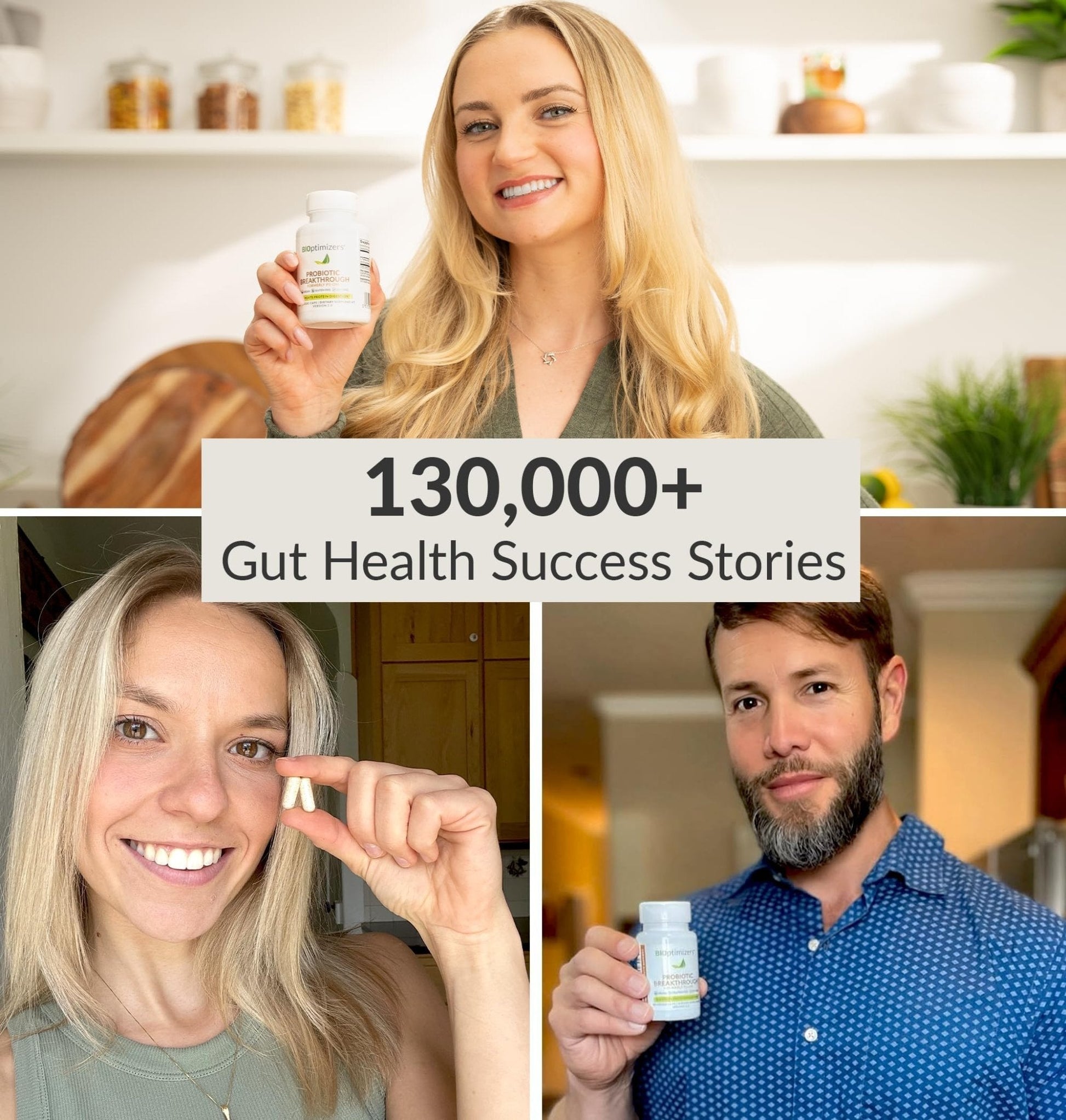 BIOptimizers Probiotic Breakthrough – Lactobacillus Plantarum OM Probiotics & Prebiotics Health Supplement for Gut, Digestive & Immune Support Probiotics - Maple Wellness Supplements
