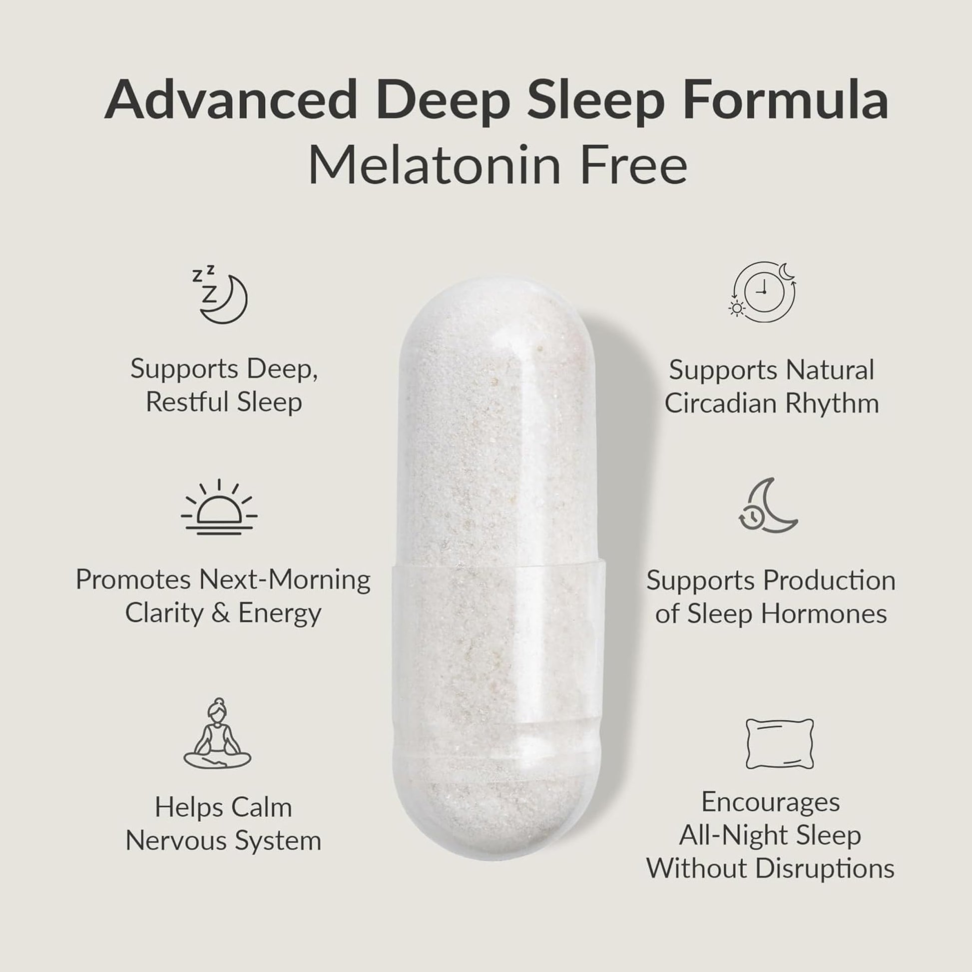 BIOptimizers Sleep Breakthrough Capsules - Natural Support Supplement | Calming Relief Aid for Adults - Maple Wellness Supplements