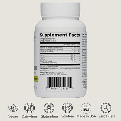 BIOptimizers Sleep Breakthrough Capsules - Natural Support Supplement | Calming Relief Aid for Adults - Maple Wellness Supplements