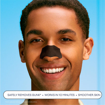 Biore Charcoal, Deep Cleansing Pore Strips, Nose Strips for Blackhead Removal on Oily Skin - Maple Wellness Supplements