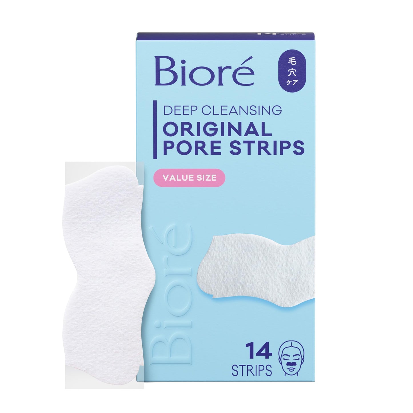 Bioré Original Blackhead Remover Strips, Deep Cleansing Nose Strips With Instant Pore Unclogging - Maple Wellness Supplements